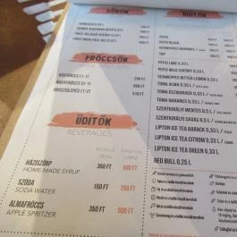 Bamba Marha Burger - Astoria Budapest - Étlap/itallap