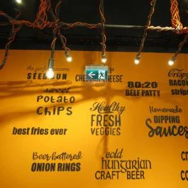 Bamba Marha Burger - Westend Budapest - Belső