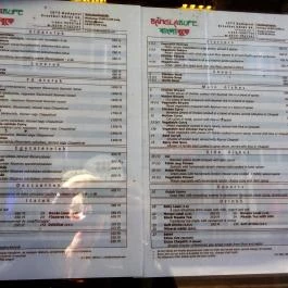 Bangla Easy Food Budapest - Étlap/itallap