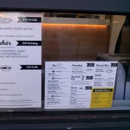 Bao Box Budapest - Étlap/itallap