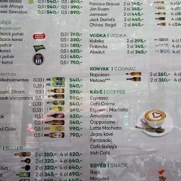 Baráti Kávézó 2. Budapest - Étlap/itallap