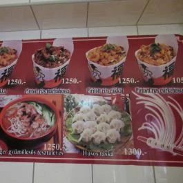 Barátságos Kínai Büfé Budapest - Étlap/itallap