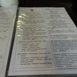 Baristum Kávézó, Budapest - Étlap/itallap