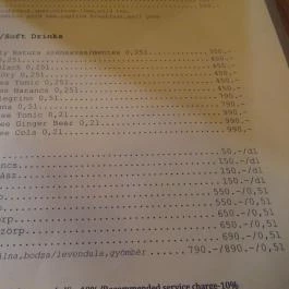 BárKA Borbár Budapest - Étlap/itallap