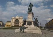 Baross Gábor szobra Budapest