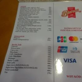 Baross Sport Bár Budapest - Étlap/itallap