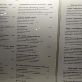 Bazilika Kávéház & Étterem, Budapest - Étlap/itallap