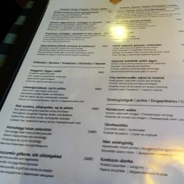 Bazilika Kávéház & Étterem, Budapest - Étlap/itallap