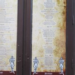 Bécsikapu Étterem, Kőszeg - Étlap/itallap