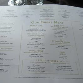 Beefbar Budapest Budapest - Étlap/itallap