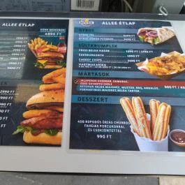 Belfrit - Allee Budapest - Étlap/itallap