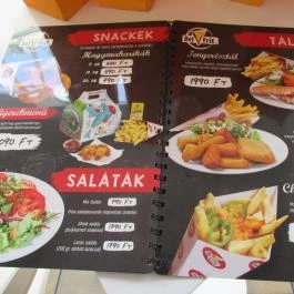 Belfrit - Mammut I. Budapest - Étlap/itallap