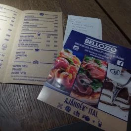 Bellozzo - Oktogon Budapest - Étlap/itallap