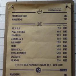 Bellozzo - Corvin Plaza Budapest - Étlap/itallap