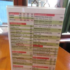 Bérkocsi Söröző Budapest - Étlap/itallap