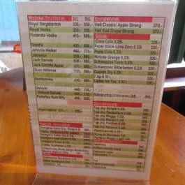 Bérkocsi Söröző Budapest - Étlap/itallap