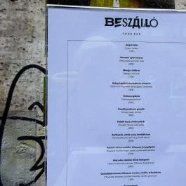 Beszálló Food Bar Budapest - Étlap/itallap
