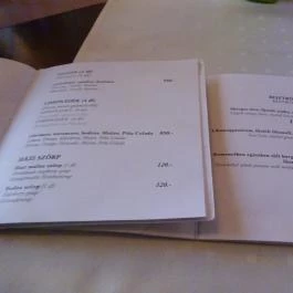 Bíbor Bistro - Caffe & Restaurant Nagykanizsa - Étlap/itallap
