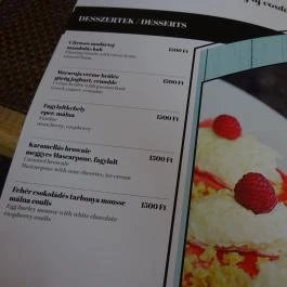 BIGinning Budapest - Étlap/itallap