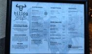 Billog Burger Bar Budapest - Étlap/itallap