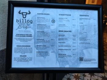 Billog Burger Bar Budapest