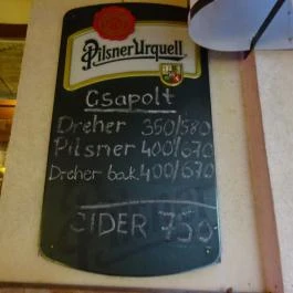 Bistro Cochon Budapest - Étlap/itallap