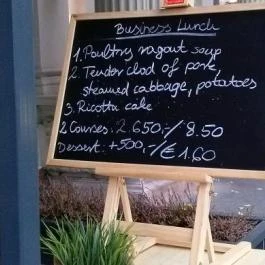 Bistro Fine Budapest - Étlap/itallap