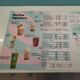 Biu! Tea Budapest - Étlap/itallap