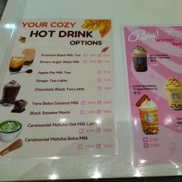 Biu! Tea Budapest - Étlap/itallap