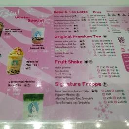 Biu! Tea Budapest - Étlap/itallap