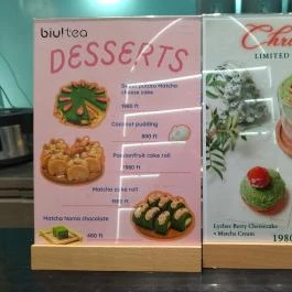 Biu! Tea Budapest - Étlap/itallap