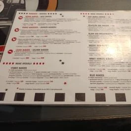 Black Cab Burger - Mester utca Budapest - Étlap/itallap