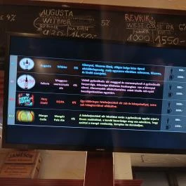 Black Dog Pub - Lágymányosi utca Budapest - Étlap/itallap