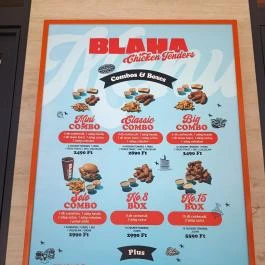 Blaha Chicken Tenders Budapest - Étlap/itallap