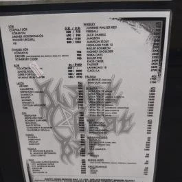 BlastBeat Bar Budapest - Étlap/itallap