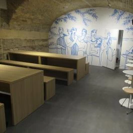 Blue Agori - Greek Street Food Bar - Hercegprímás utca Budapest - Belső