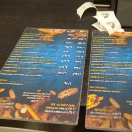 Blue Monkey Hot Dog Budapest - Étlap/itallap