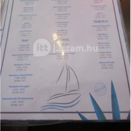 Boathouse Budapest - Étlap/itallap