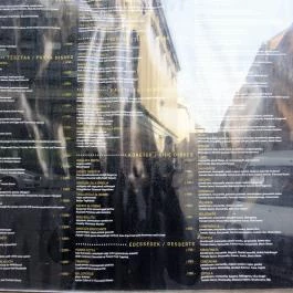 Bocanova Centro, Budapest - Étlap/itallap