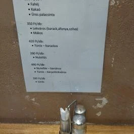 Bödön Kifőzde Budapest - Étlap/itallap