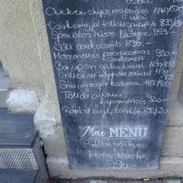 Bödön Kifőzde Budapest - Étlap/itallap
