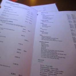 Bohem 16 - Bistro & Lounge Budapest - Étlap/itallap