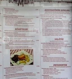 Bohémtanya Étterem