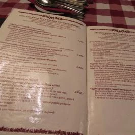 Bohémtanya Étterem, Budapest - Étlap/itallap