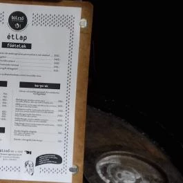 Bölcső Bar & Food Budapest - Étlap/itallap