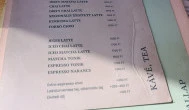 Bomiz Deli Budapest - Étlap/itallap