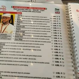 Bonita Bisztró Budapest - Étlap/itallap