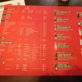 Bonita Bisztró Szépvölgyi Budapest - Étlap/itallap