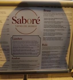 Saboré Tapas del Mundo