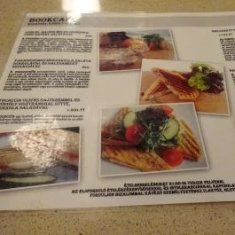 Book Café - Károly körút Budapest - Étlap/itallap